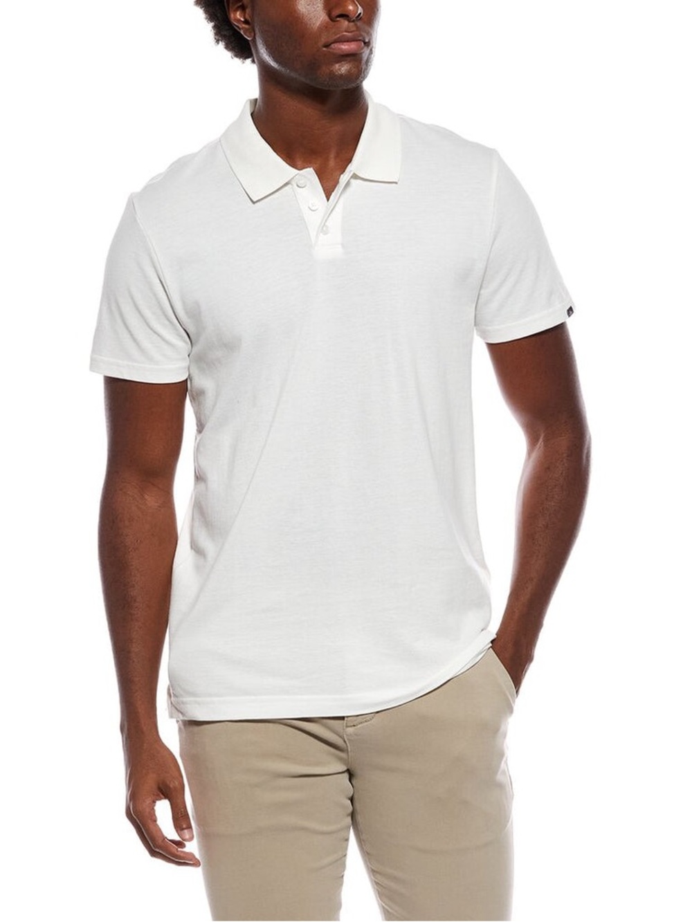 7 FOR ALL MANKIND PIQUE POLO SHIRT Size Small
